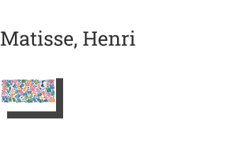 Postkarte von Matisse, Henri: La perruche et la sirène, 1952-1953