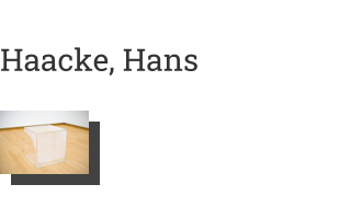 Postkarte von Haacke, Hans: Kondensationswürfel, 1963-1967/2010