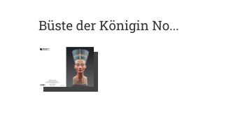 Postkarte von Büste der Königin Nofretete: Büste der Königin Nofretete