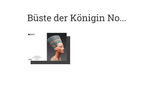 Postkarte von Büste der Königin Nofretete: Büste der Königin Nofretete