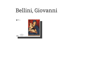 Postkarte von Bellini, Giovanni: Madonna mit Kind, um 1475
