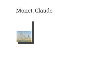 Postkarte von Monet, Claude: Sommer, 1874