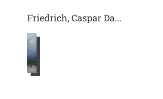 Postkarte von Friedrich, Caspar David: Mönch am Meer, 1808-1810
