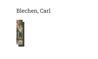 Postkarte von Blechen, Carl: Das Innere des Palmenhauses, 1832/33