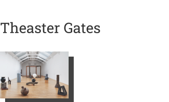 Postkarte von Theaster Gates: Installation view: A Clay Sermon