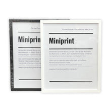 Lade das Bild in den Galerie-Viewer, Bilderrahmen für Miniprints
