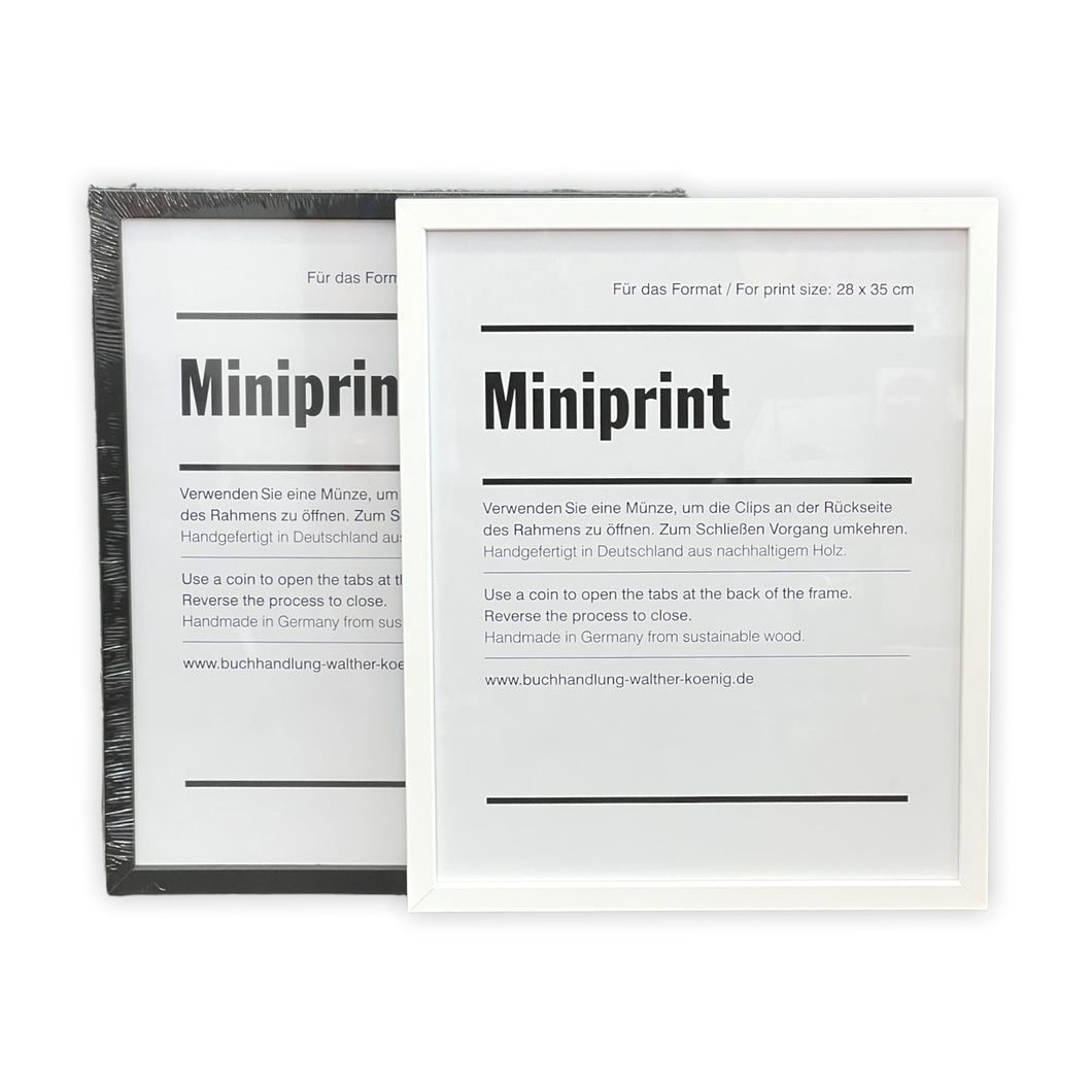 Bilderrahmen für Miniprints