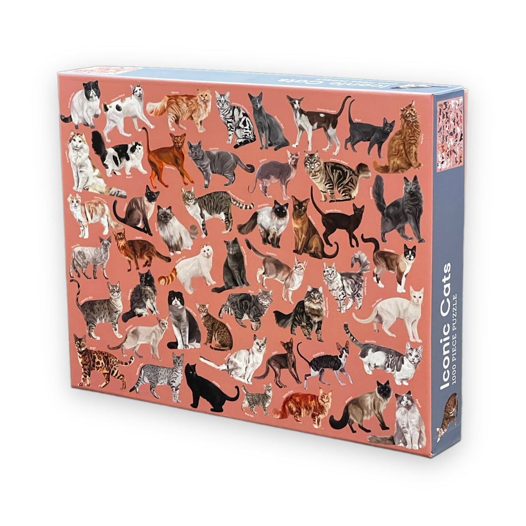 Iconic Cats - 1000 Piece Jigsaw Puzzle