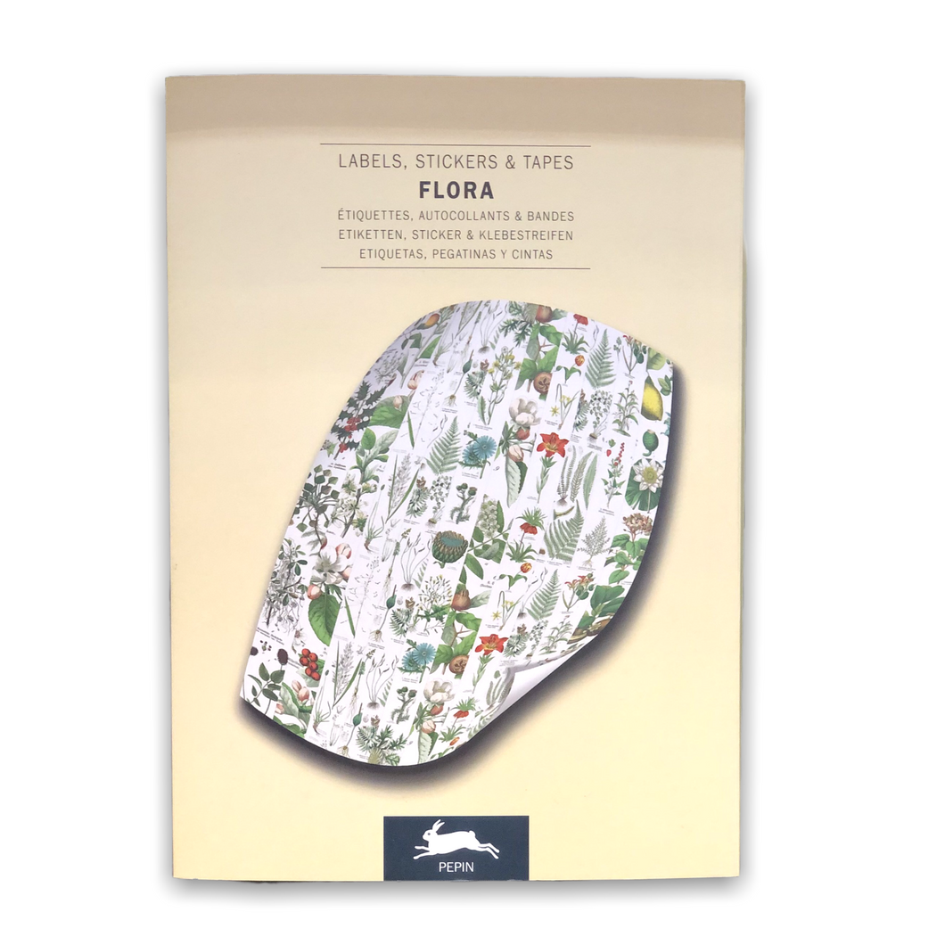 Flora - Label, Sticker & Tape Book