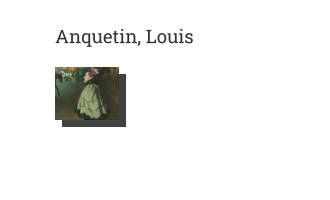 Postkarte von Anquetin, Louis: Femme aux Champs-Elysées