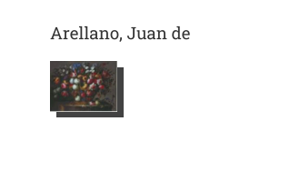 Postkarte von Arellano, Juan de: Blumenstilleben