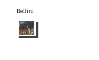 Postkarte von Bellini: Das Fest der Götter, 1514-29