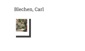 Postkarte von Blechen, Carl: Das Innere des Palmenhauses