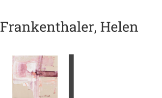 Miniprint von Frankenthaler, Helen : Cross, 1978                                                                 (KSNRW)