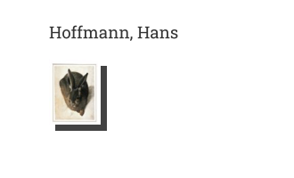 Postkarte von Hoffmann, Hans: Liegender Hase