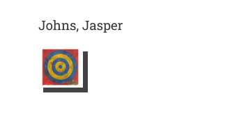 Postkarte von Johns, Jasper: Target