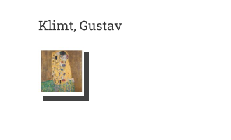 Postkarte von Klimt, Gustav: Der Kuss