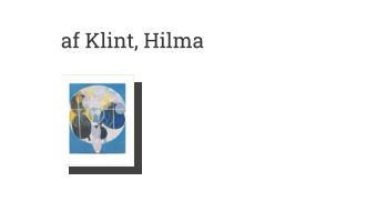 Postkarte von af Klint, Hilma : The Key to all works to date