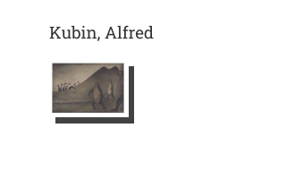 Postkarte von Kubin, Alfred: Eindringling