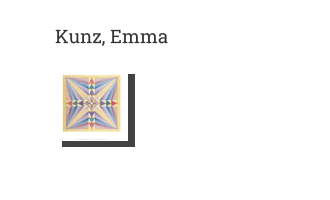 Postkarte von Kunz, Emma : Werk 015