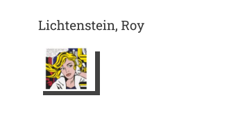 Postkarte von Lichtenstein, Roy: M-Mabe