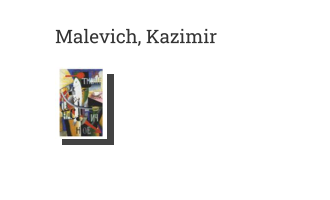 Postkarte von Malevich, Kazimir : An Englishman in Moscow, 1914