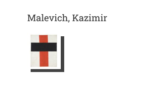 Postkarte von Malevich, Kazimir : Hieratic Suprematist Cross),20-21