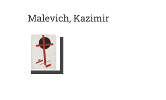 Postkarte von Malevich, Kazimir : Mystic Suprematism , 1920-22