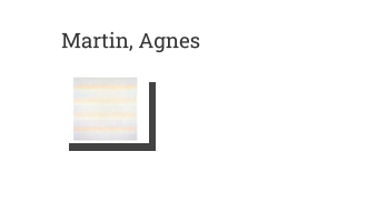 Postkarte von Martin, Agnes: Untitled #2