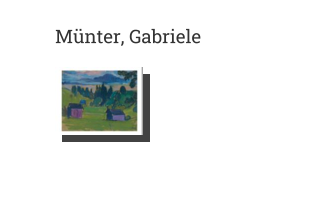 Postkarte von Münter, Gabriele: Murnauer Moos