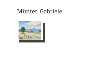 Postkarte von Münter, Gabriele: Ernte