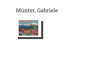 Postkarte von Münter, Gabriele: Griesbräu Fenster