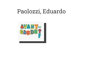 Postkarte von Paolozzi, Eduardo: Avant-Garde