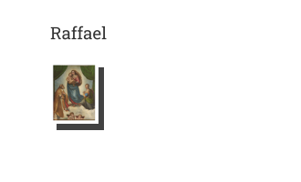 Postkarte von Raffael: Die Sixtinische Madonna (Gesamtansicht)